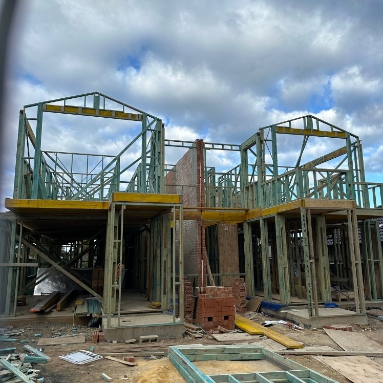 Devise Constructions crew building a timber frame on a Sydney construction site